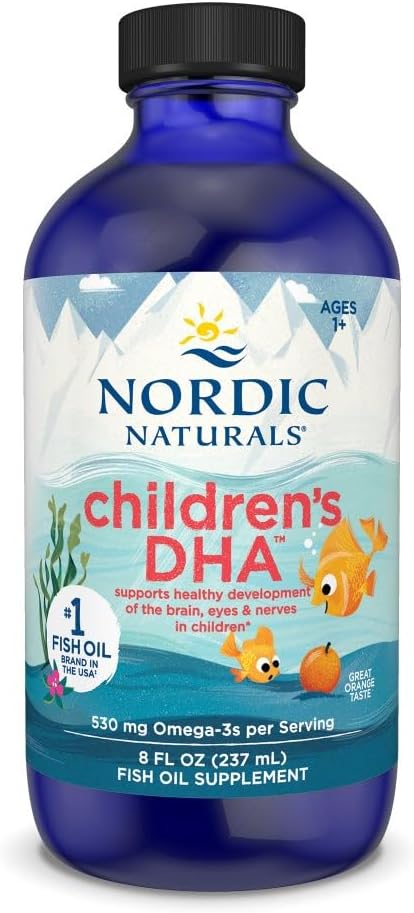 Nordic Naturals Children's DHA fish oil bottle
