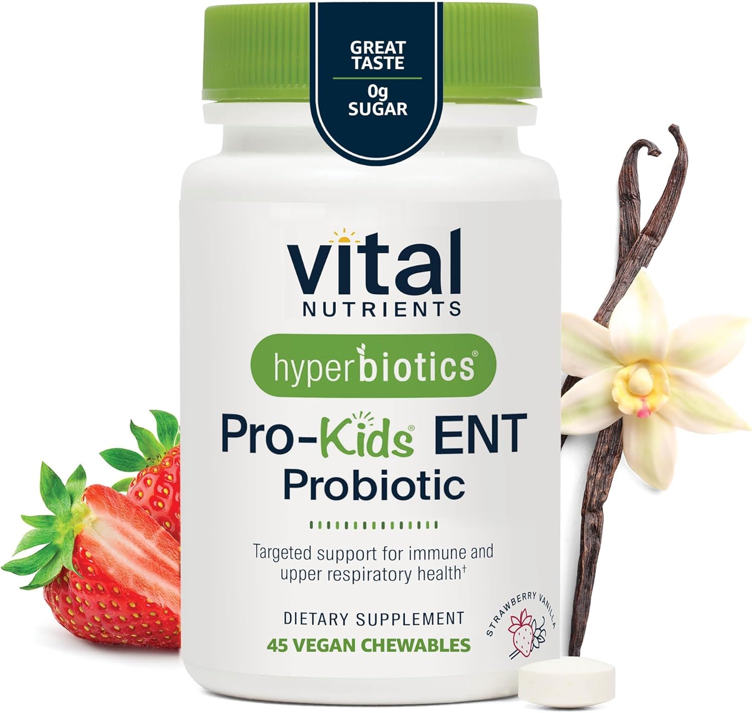 Hyperbiotics Vital Nutrients Pro Kids Probiotic ENT tablets